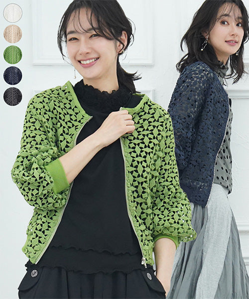 よっこ973新品 コイビトミサキ綿100 大花printAラインTU グリーン ｜40代 50代 60代 大人の女性に向けた 銀座発 ミセス 婦人服