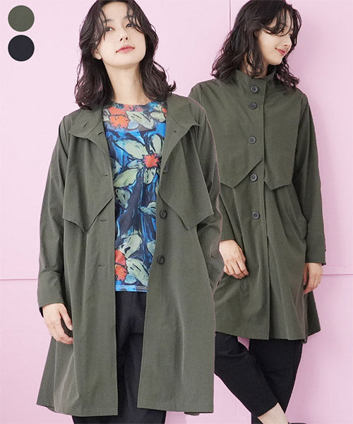 花大好きさん 様◎コイビトミサキ イタリア製 圧縮ウール フード付きコート そろそろ冬支度！／アウターアイテム特集 – コイビトミサキ公式通販