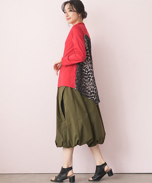 FUMIKA UCHIDA フミカウチダ METALLIC BALLOON SKIRT メタリック