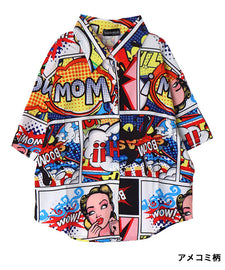 A　アメコミ柄