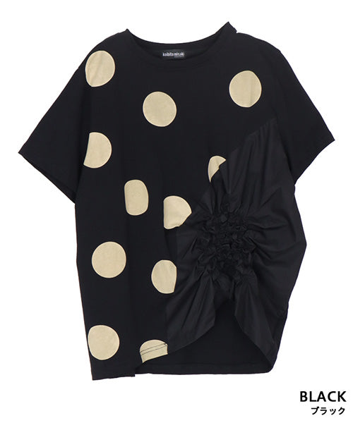HILLDA ドット柄 Tシャツ 楽天市場】ドット柄シャツ シャツ メンズ トップス 長袖 送料