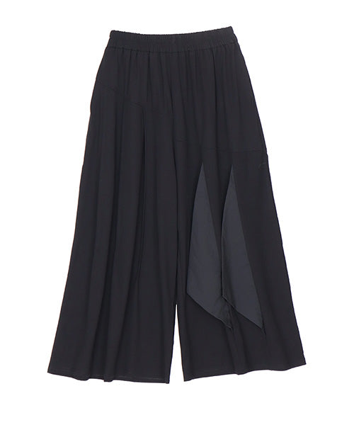 ウエストゴム切替ドレープワイドパンツ 06-2833｜40代 50代 60代 大人
