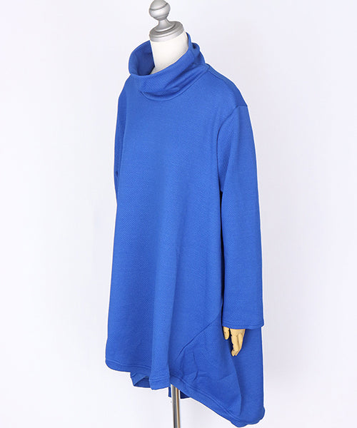 ハイネック裾前後差切替チュニック 06-2932