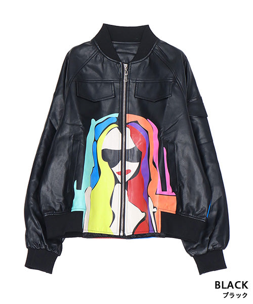 正規品 MICHAEL KORS レザー ジャケット ベビモン アサ着用 Rocky