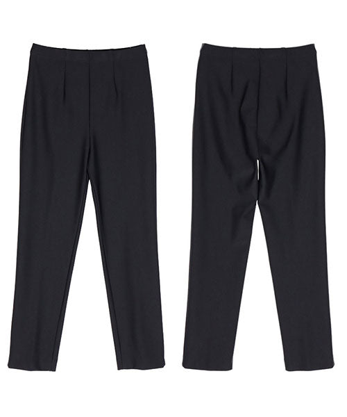 【秋冬】日本製ストレッチ美脚ラインチュニックパンツ 22717
