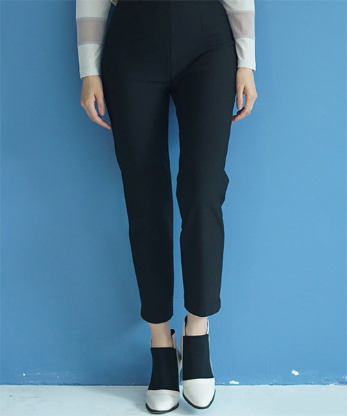 【秋冬】日本製ストレッチハイウエスト裏起毛チュニックパンツ 25621