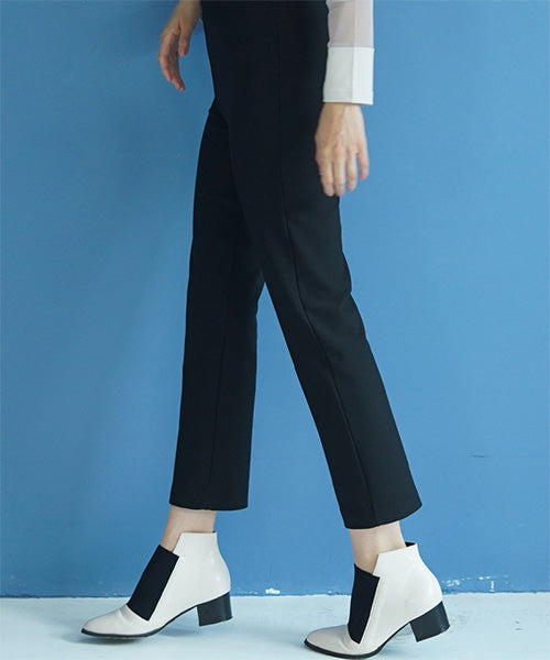 【秋冬】日本製ストレッチハイウエスト裏起毛チュニックパンツ 25621