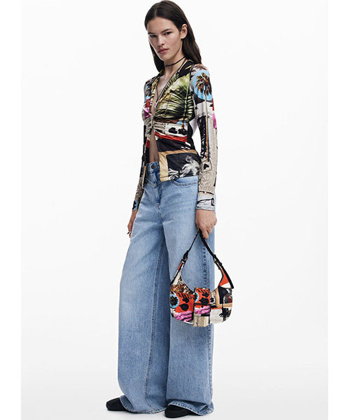 Desigual クリスチャンラクロワデザインハンドバッグ 25SAXA16 Desigual クリスチャンラクロワデザインハンドバッグ 25SAXA16