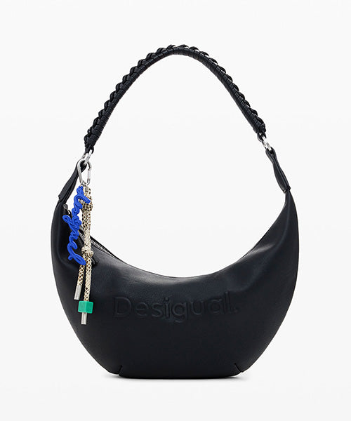 ミディアム3Dロゴレザー風バッグ Desigual 25WAXP52｜40代 50代