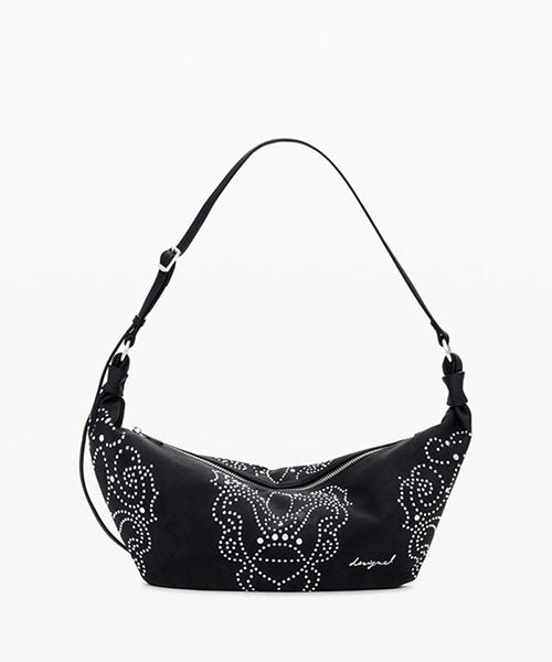 小さなスタッズ付きフェイクレザーハンドバッグ Desigual 25WAXPBG