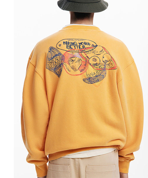 刺繍入りスウェット Desigual 25WMSK02