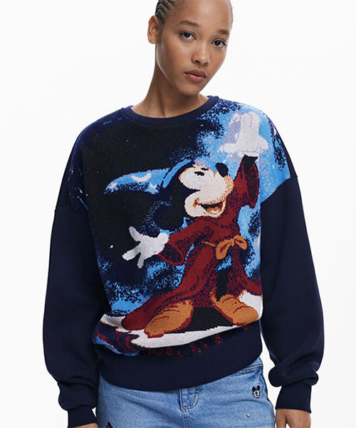 ミッキーマウスファンタジースウェットシャツ Desigual 25WWSK15