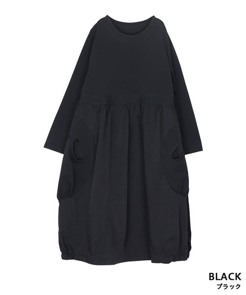 Rene ルネ　異素材バルーンワンピース　未使用 Rene ルネ 異素材バルーンワンピース 未使用 - メルカリ