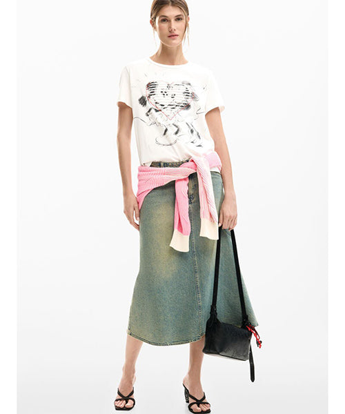 ミッキーマウスフェイクレザー調ミディアムバッグ Desigual 26SAXP75