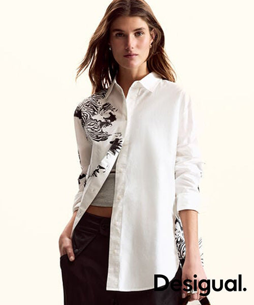 ムッシュ・クリスチャン・ラクロワデザイン オーキッドシャツ Desigual 