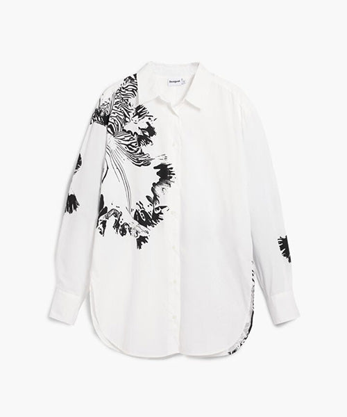 ムッシュ・クリスチャン・ラクロワデザイン オーキッドシャツ Desigual 
