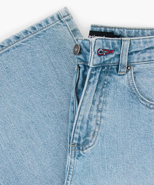ミッキーマウス ハート柄デニムパンツ Desigual 26SWDD16｜40代 50代