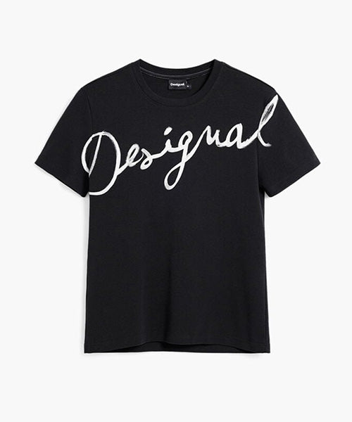 Desigualロゴ付きTシャツ Desigual 26SWTK07｜40代 50代 60代 大人の
