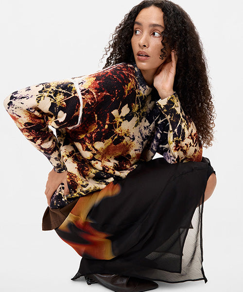 ジャカードセーター Desigual 26WWJF42