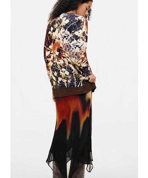ジャカードセーター Desigual 26WWJF42