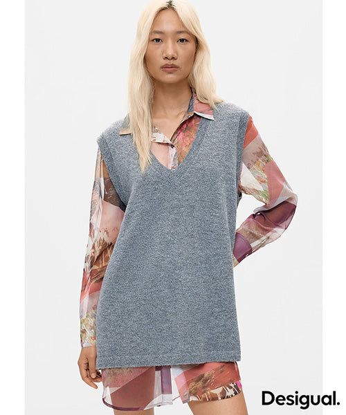 コンビネーションシャツワンピース Desigual 26WWVW27