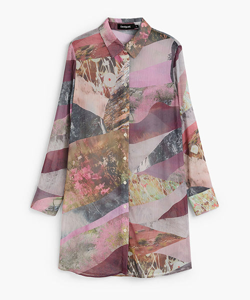 コンビネーションシャツワンピース Desigual 26WWVW27