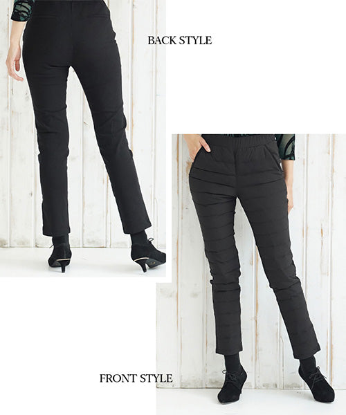 ウエストゴム裏起毛ダウンパンツ 28-0063