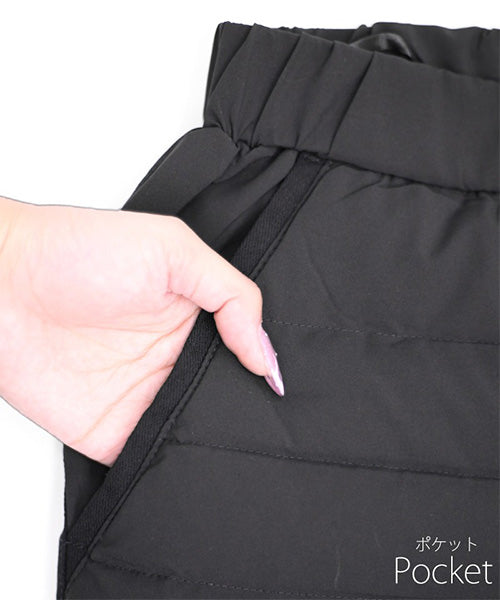 ウエストゴム裏起毛ダウンパンツ 28-0063