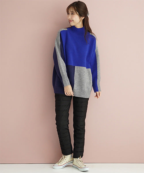 裏起毛デニムダウンパンツ 28-0067