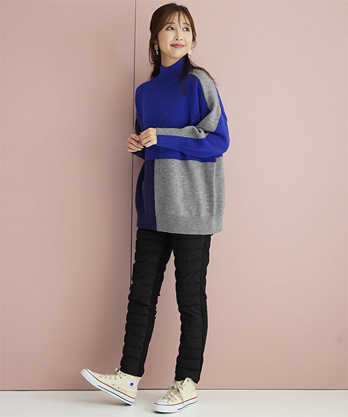 裏起毛デニムダウンパンツ 28-0067