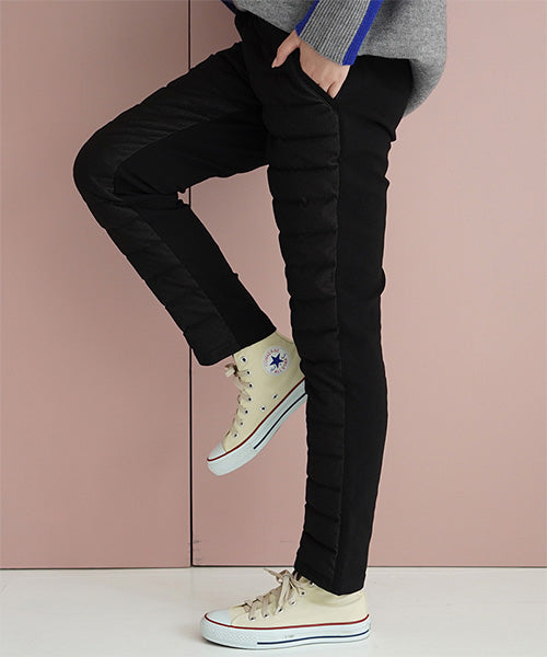 裏起毛デニムダウンパンツ 28-0067