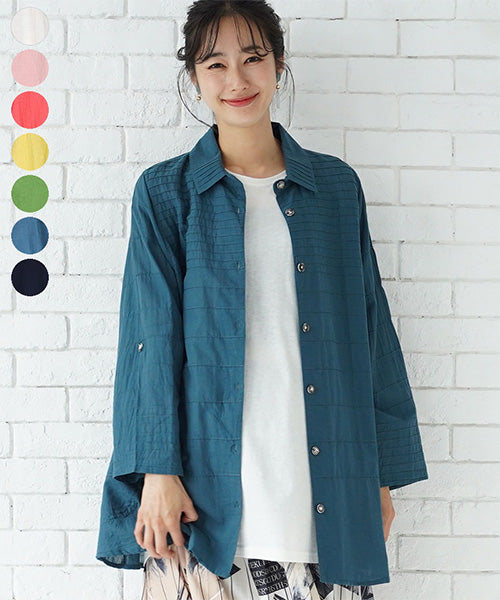 あずき豆さま◎journal standard タックシャツ　綿 あずき豆さま◎journal standard タックシャツ 綿