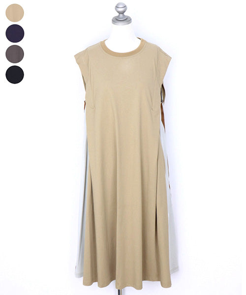 アルチビオ archivio ワンピース ノースリーブ サイドライン アルチビオ archivio ワンピース ノースリーブ サイドライン