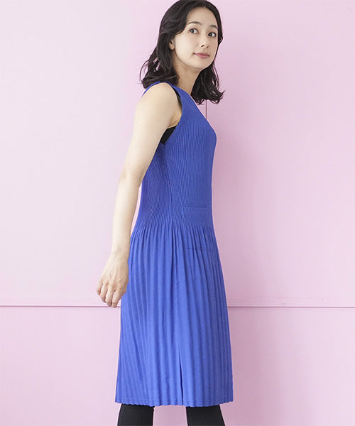 プリーツ加工ノースリーブワンピース koibitomisaki コイビトミサキ 36