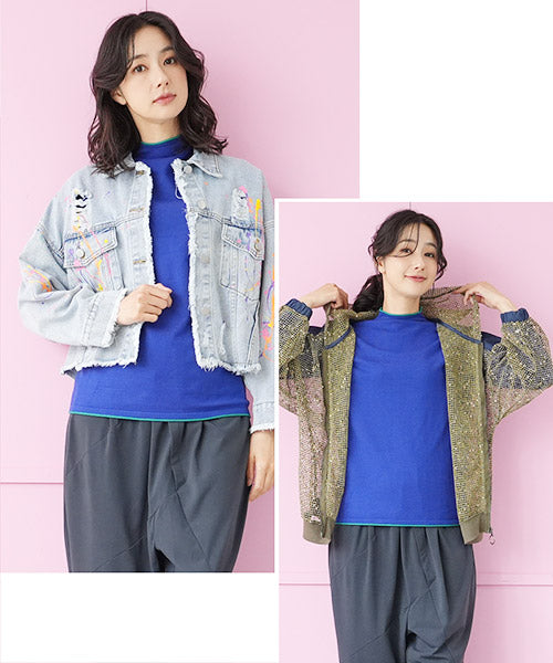 ボトルネックニットプルオーバー 36-0932｜40代 50代 60代 大人の女性