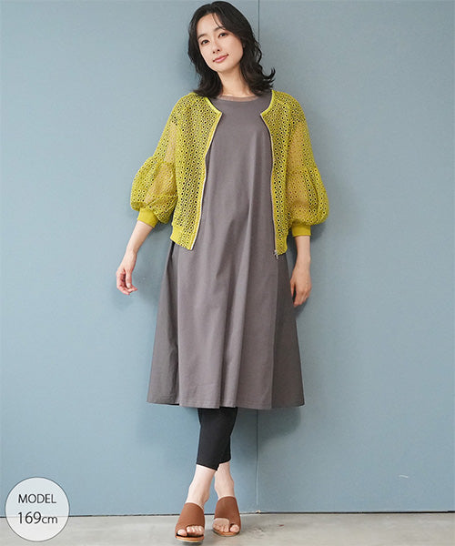 美品　ブリーフィング　ゴルフ　ワンピース　迷彩　ノンスリーブ　M ブリーフィングゴルフ BR 裾プリーツ切替ノースリーブワンピース
