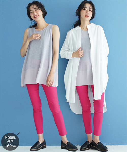 トップス musukari マルチストライプニットタンクトップ(F IVORY): トップス