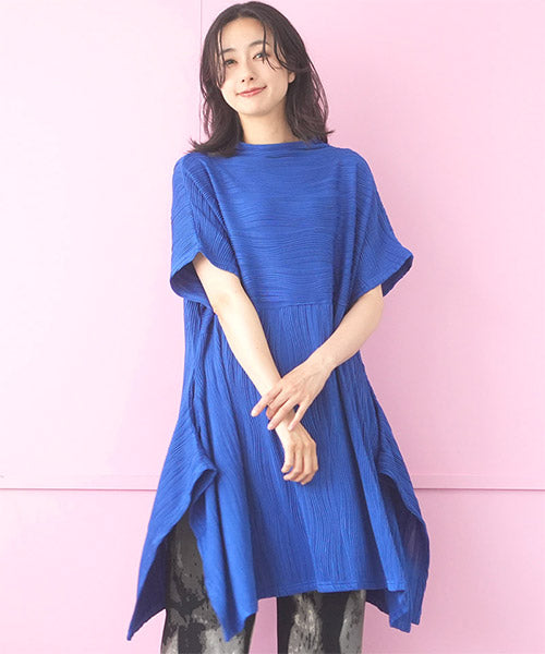 裾変形ドルマンスリーブチュニック 36-1670｜40代 50代 60代 大人の