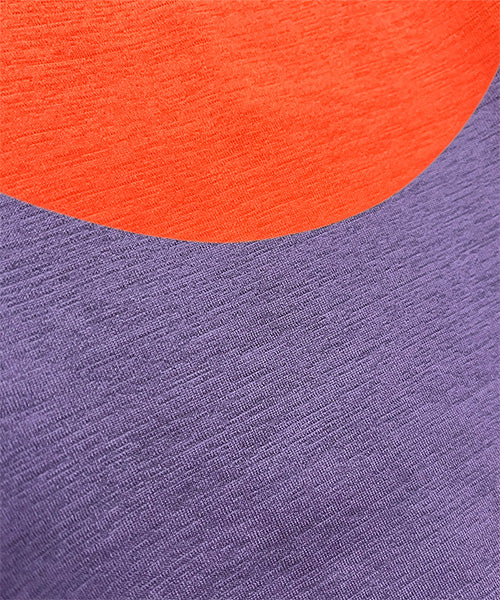 ビッグドット柄ボートネックショート丈半袖Tシャツカットソー 36-1736