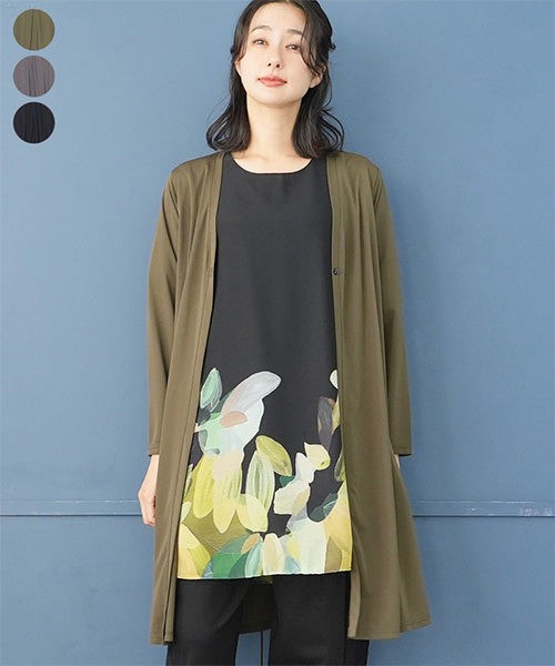 1191 極美品 Koibito misaki 恋人岬 カーディガン プリーツ カーディガン ｜40代 50代 60代 大人の女性に向けた 銀座発 ミセス