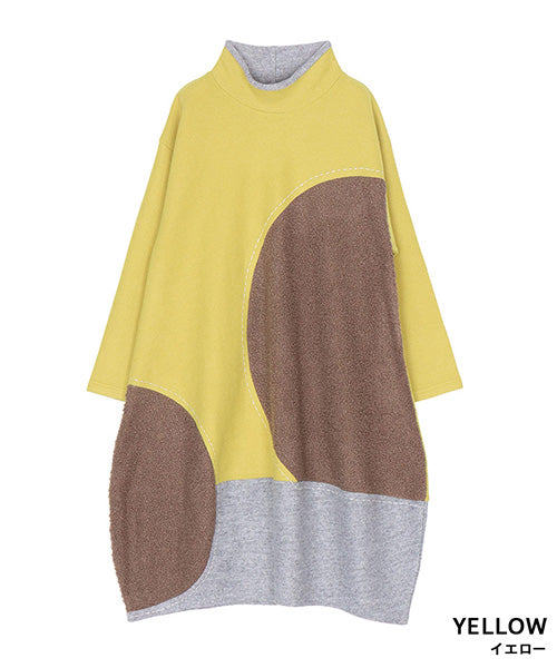 サークル切替コクーンニットワンピース 52-0121