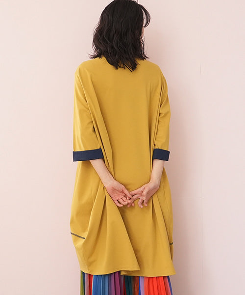ロックステッチデザインチュニック 52-0161 52-0161｜40代 50代 60代