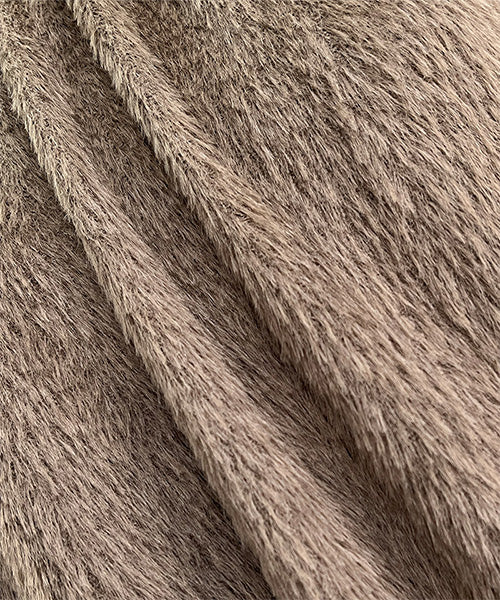 シャギー×異素材切替長袖Aラインカットソー 52-0189