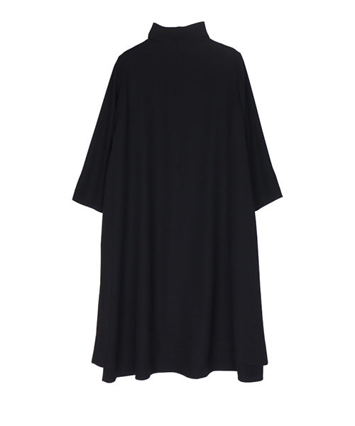 BRIEFING ブラック ワンピース　美品　サイズM 日本製］家庭で洗える キーネックロングワンピース ブラックフォーマル