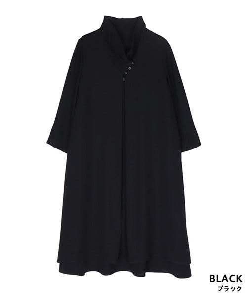 _____pi様　ワンピース　BLK サイズ0 VERYコラボ】ラスタークロス タックワンピース / 23区 S