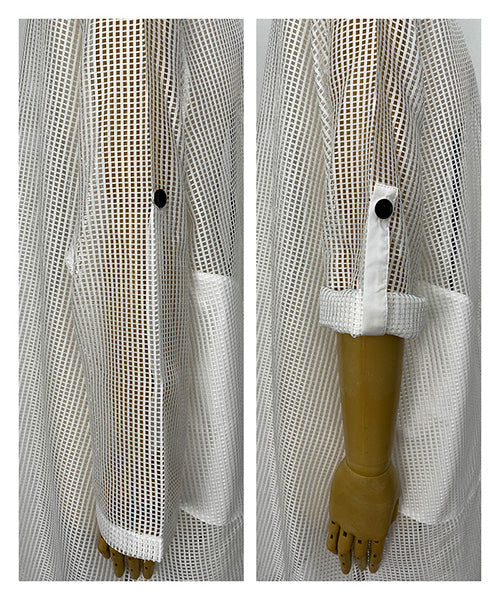 極美品　ベイジ　BEIGE パーカー　ゴールドラメ×ベージュ　サイズ4 CINDY / ダブルカラージャケット （ノーカラージャケット