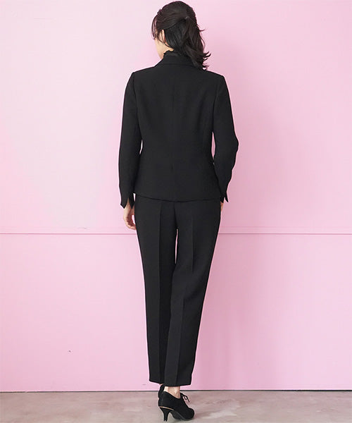 【セットアップ】テーラーカラージャケット＆テーパードパンツ 55-0063