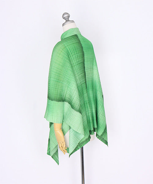 プリーツ加工グラデーション変形デザインジャケット 91-0174