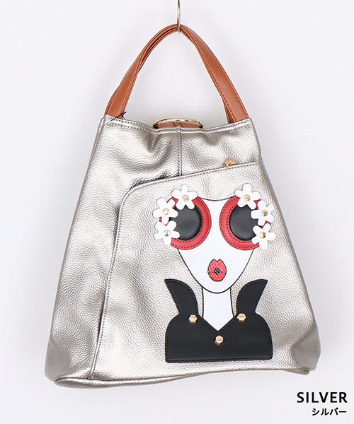 kaoruさん♡ 3wayリュック フラワーサングラスガール3wayリュック AM8030｜40代 50代 60代